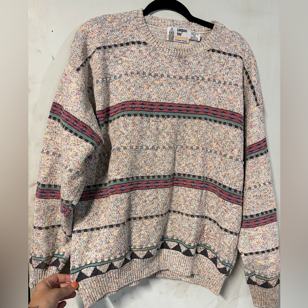 Vintage London Fog oversized sweater